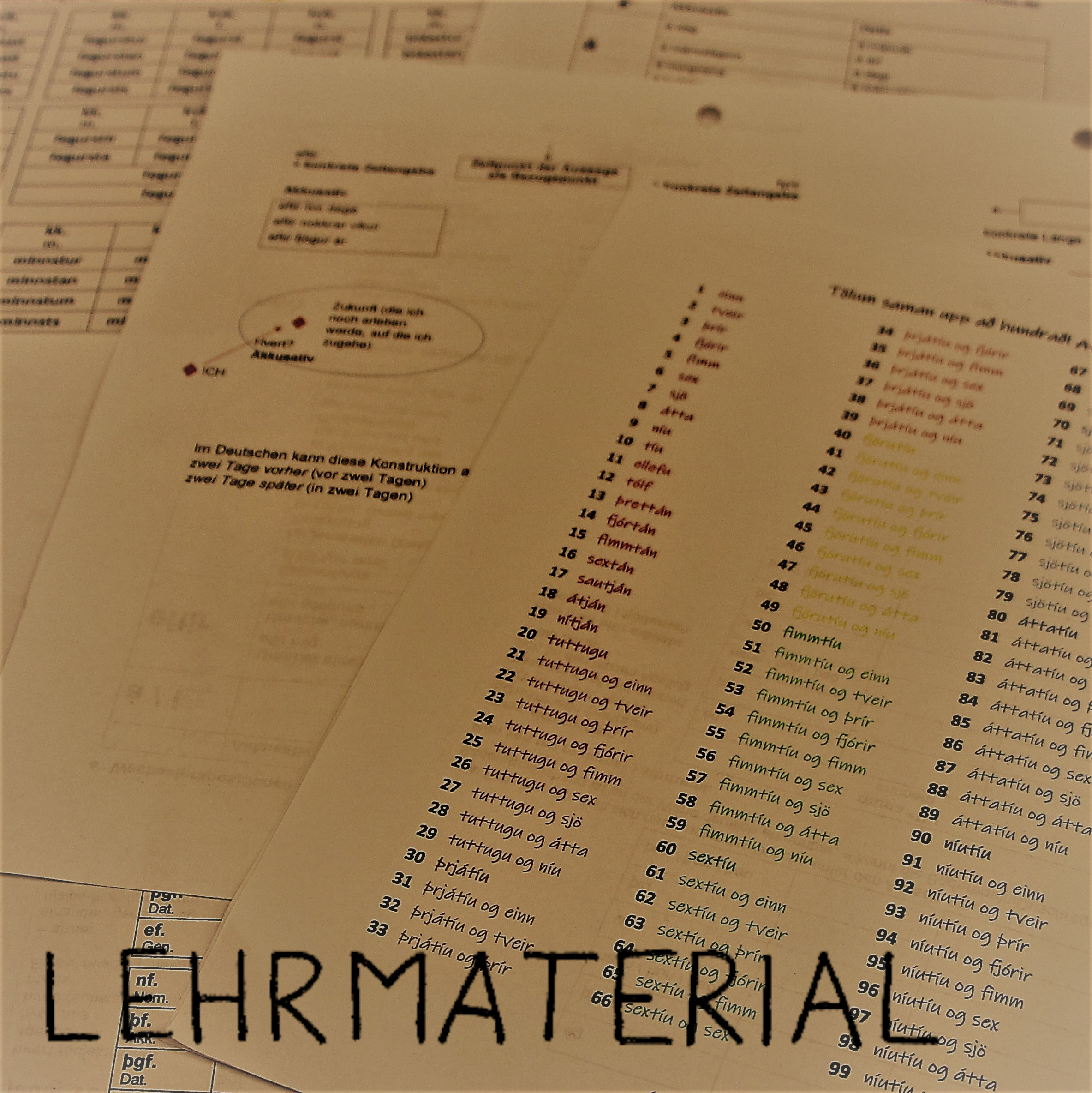 Lehrmaterial